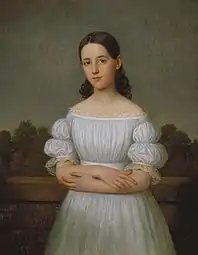 Retrato de Clara Mazureau (1838)