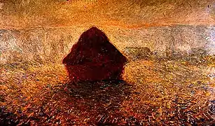 Haystacks on a Foggy Morning, 1891. óleo sobre lienzo. Colección privada.