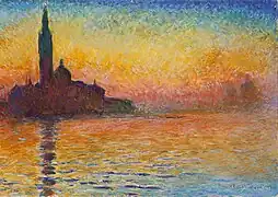 Claude Monet, Saint-Georges majeur au crépuscule.