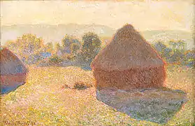 Haystacks, (Midday), 1890-91, National Gallery de Australia