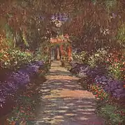 Claude Monet: Sendero en el jardín (1902)