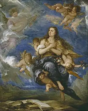 El tránsito de la Magdalena (José Antolínez).