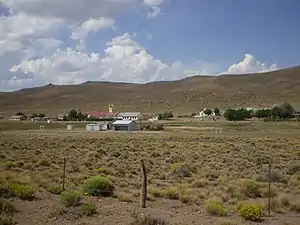 La estación del poblado.