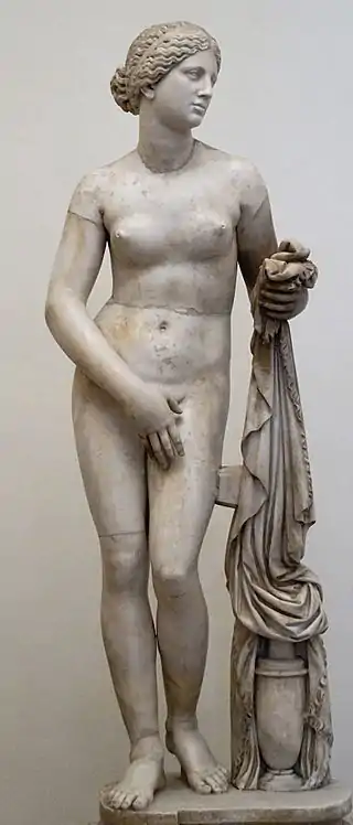 Venus Ludovisi (también llamada Venus Altemps), otra de las variantes de la Cnidia.