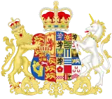 Escudo de la reina AdelaidaConsorte de Guillermo IV(1830 - 1849)