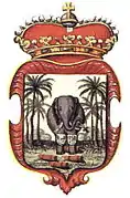 Escudo de armas del Ceilán neerlandés (1602-1796)