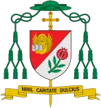 Coat of arms of Bishop Angelo De Donatis