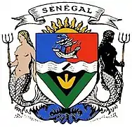 Escudo de armas de la República Autónoma de Senegal (1958)