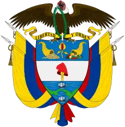 Escudo de la República de Colombia.