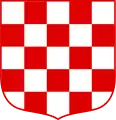 Escudo de armas temprano de la República de Croacia (1990)