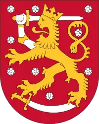 Escudo de Finlandia (siglo XVI).