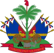 Escudo de armas de Haití desde 1859 hasta 1964