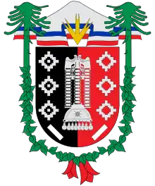 Escudo de la Región de La Araucanía, Chile.