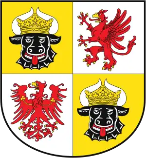 Escudo de Mecklemburgo-Pomerania Anterior