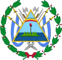 Escudo de armas de Nicaragua (1888-1908)