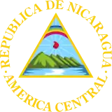 Escudo de armas de Nicaragua(5 de septiembre de 1908-27 de agosto de 1971)