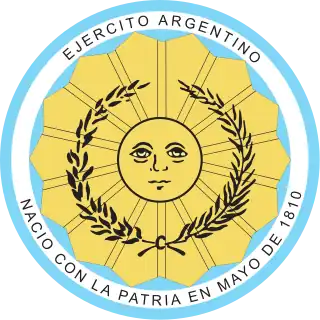 Escudo del Ejército Argentino.