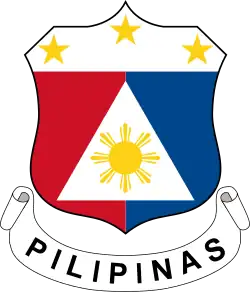 Escudo de armas de la Segunda República Filipina (1941–1943)