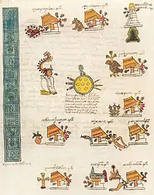 Folio 5 versoConquistas de Itzcoatl.