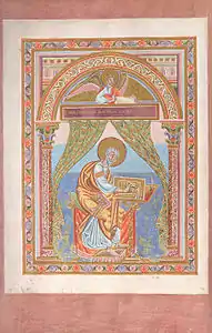 Retrato del evangelista Mateo, folio 20.