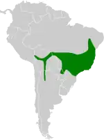 Distribución de C. serrirostris