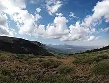 Vista de la naturaleza desde el Collado La Flecha