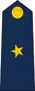 Insignia de subteniente de la Fuerza Aérea.