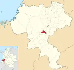 Rosas ubicada en Cauca (Colombia)