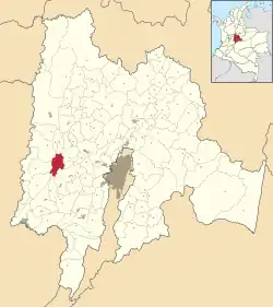 Quipile ubicada en Cundinamarca