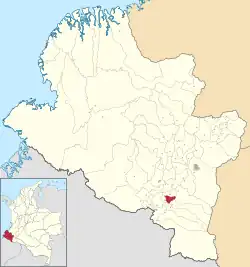 Contadero ubicada en Nariño (Colombia)