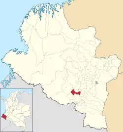 Sapuyes ubicada en Nariño (Colombia)