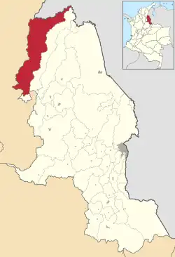 El Carmen ubicada en Norte de Santander