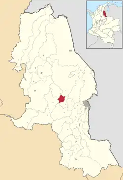 Lourdes ubicada en Norte de Santander