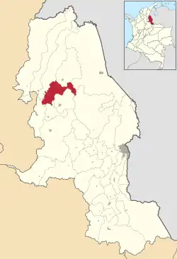 San Calixto ubicada en Norte de Santander