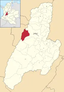 Cajamarca ubicada en Tolima