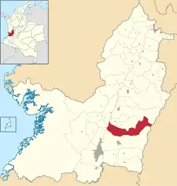 El Cerrito ubicada en Valle del Cauca