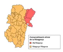Comarcas oficiales de una y otra autonomía