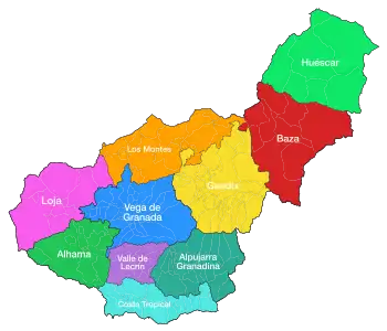 Comarcas de Granada