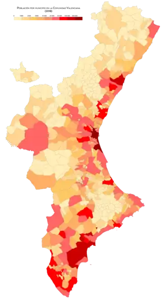 Población por municipio (2018)