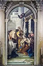 Última Comunión de Santa Lucía ( Giambattista Tiepolo )