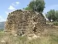 Restos de la capilla de Santa Lucía.