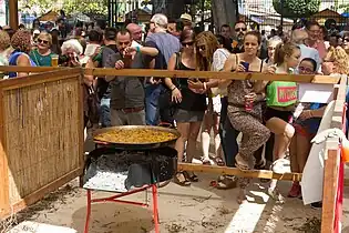 Concurso internacional de la paella, en Sueca, España