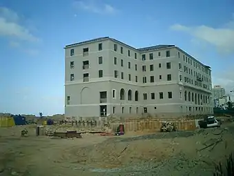 El hotel Condado Vanderbilt en reconstrucción en 2006