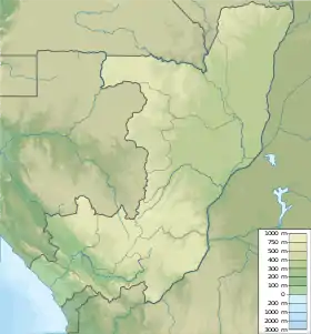 Isla Mbamu ubicada en República del Congo