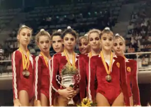 El equipo con dos oros en el podio del Group Masters de Alicante.