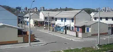 Conjunto habitacional popular de la Villa de los Papeleiros, donde hace pocos años había una favela.