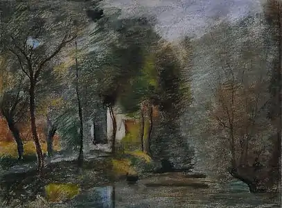 Paysage à Lambres, 1865Constant Dutilleux.