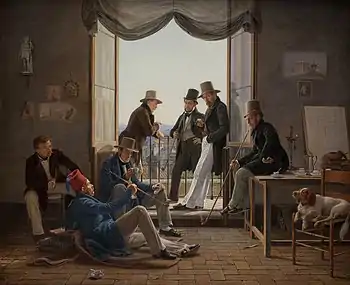 Compañía de artistas daneses en Roma (1837)