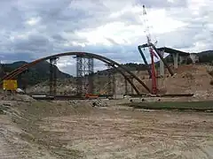 Montaje Voladizos de los arcos.