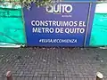 Metro de Quito 2019 En construcción